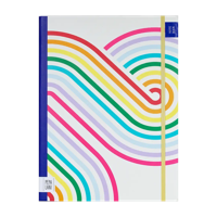Pepa Lani Notitieboek A4 Spring Flower & Fruity Retro Swirl - thumbnail