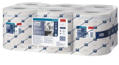 Tork Reflex poetspapier Centerfeed, 1-laag, systeem M4, pak van 6 stuks Tork Reflex poetspapier Centerfeed, 1-laag, systeem M4, pak van 6 stuks