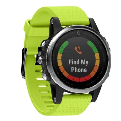 Snelle verwijderbare siliconen polsband voor fenix 5S 20mm (groen)