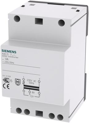 Siemens 4AC37240 Veiligheidstransformator 8 V, 12 V 2 A Siemens 4AC37240 Veiligheidstransformator 8 V, 12 V 2 A