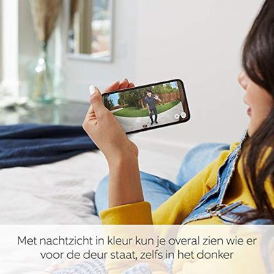 ring Video Doorbell Pro Plugin 2 Buitenunit voor Video-deurintercom via WiFi WiFi Nikkel (mat)