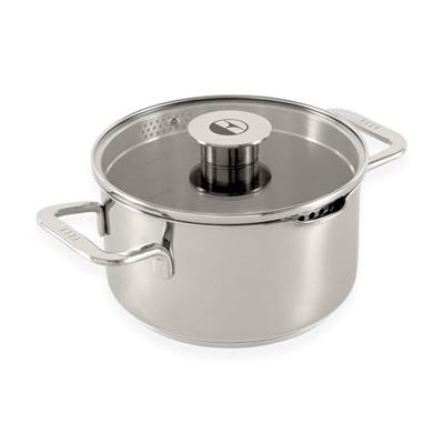 ELLE Gourmet Classique Kookpan met Deksel - Ø 18 cm - RVS