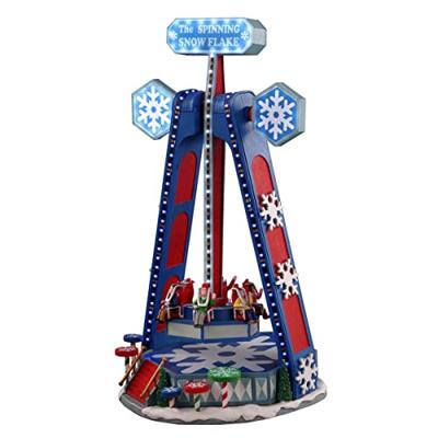 Lemax the spinning snowflake bewegende kermisattractie Carnival 2021