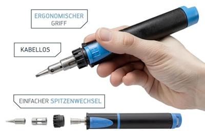 Ersa Independent 75 Profi-set Gassoldeerset +580 °C 60 min. Incl. soldeerpunt, Met Piëzo-ontsteker 1 stuk(s)