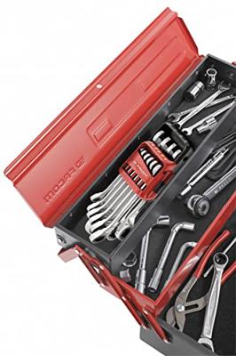 Facom Anti-Slip Ringsteeksleutelset met ratel in Houder - 10-delig - 467B.JP10PB