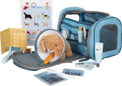 Small Foot - dierenartstas met pluche konijn
