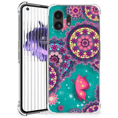 Nothing Phone (2) Back Cover Cirkels en Vlinders Nothing Phone (2) Back Cover Cirkels en Vlinders