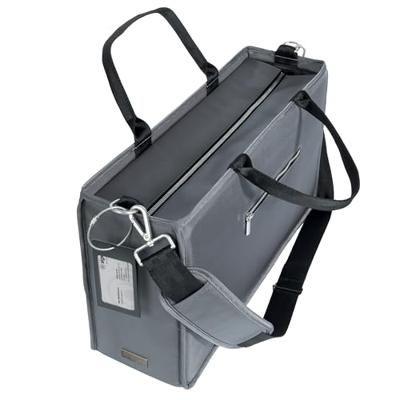 Sigel Laptoptas Desk Sharing Bag Premium L Geschikt voor max. (laptop): 43,9 cm (17,3) Donkergrijs (b x h x d) 50 x 28 x 15 cm