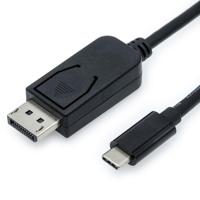VALUE USB type C - DisplayPort adapterkabel, v1.2, M/M, 2 m - thumbnail