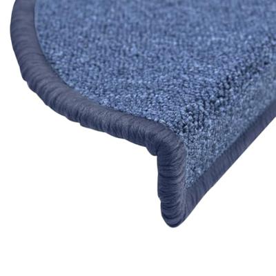 Trapmatten 15 st 56x17x3 cm Blauw Halfrond - thumbnail