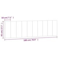 Hoofdbordkussen 180 cm fluweel donkergroen - thumbnail