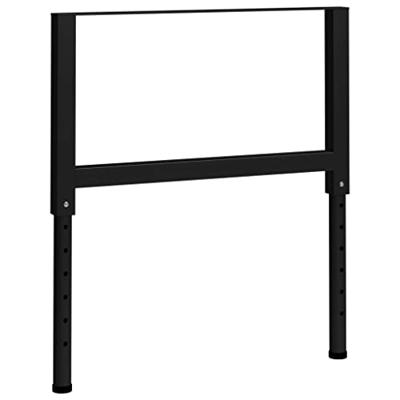 Werkbankframes verstelbaar 2 st 85x(69-95,5) cm metaal zwart