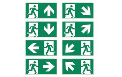 Antares Pictogram-A man pijl Omhoog/Uit