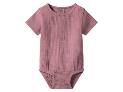 lupilu Mousseline baby romper (Lichtroze, 62/68)