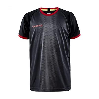 Craft 1910180 Progress 2.0 Graphic Jersey Jr - Black/Bright Red - 146/152
