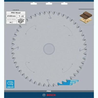 Bosch Professional Cirkelzaagblad PRO Wood | Ø 400 x 3,2 x 30mm 28T - 2608640703
