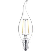 Philips LED 76319000 LED-lamp Energielabel E (A - G) E14 Kaars 2 W = 25 W Warmwit (Ø x h) 3.5 cm x 12.3 cm Filament / Retro-LED 1 stuk(s) - thumbnail
