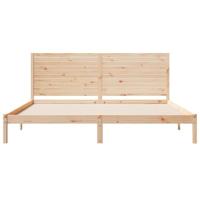 Bedframe extra lang zonder matras massief hout 200x220 cm - thumbnail