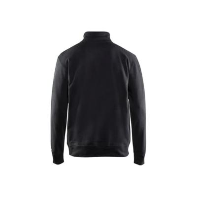 Blåkläder Sweatshirt met halve rits 33691158 | Zwart | Maat XL - 7330509466476