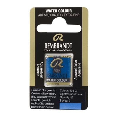 Rembrandt Aquarelverf Napje - Ceruleumblauw Groenachtig #598