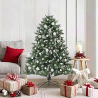 VidaXL Kunstkerstboom met 150 led groen 150 cm pvc en plastic en staal - thumbnail