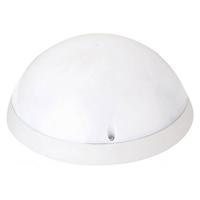 LED Plafondlamp met Bewegingssensor - Opbouw Rond 12W - Waterdicht IP54 - Helder/Koud Wit 6400K - 360° - Mat Wit Kunststof - thumbnail