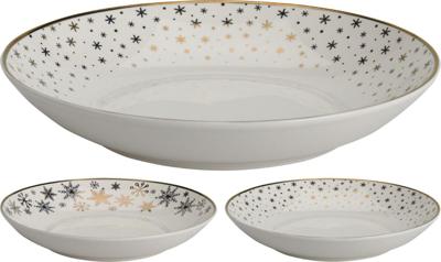 Soup Plate New Bone Porselein kerst Nampook - Nampook