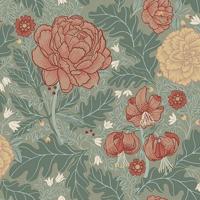 Dutch Wallcoverings Ekbacka - Camille Green/Blue - Groen/Blauw - thumbnail