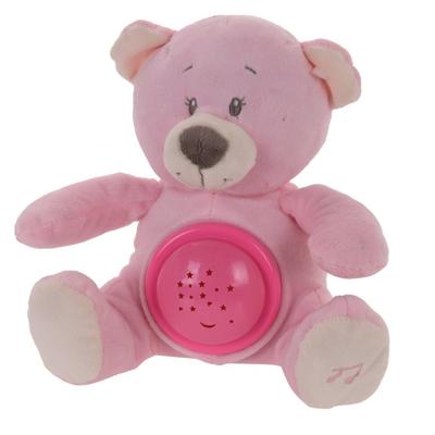 Tender Toys knuffelbeer roze 20 cm