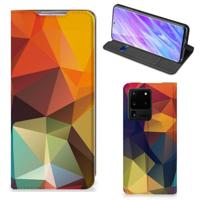 Samsung Galaxy S20 Ultra Stand Case Polygon Color - thumbnail