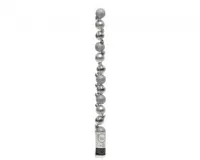 Decoris kerstballen set plastic 14st zilver 3cm - thumbnail