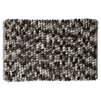 Badmat Sealskin Vintage 50x80 cm Polyester Donkergrijs
