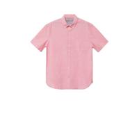 Mango Man regular fit overhemd roze - thumbnail