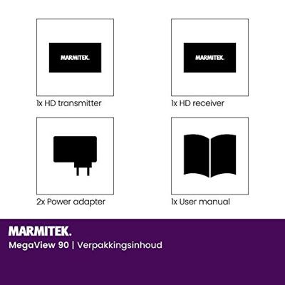 MegaView 90 - HDMI extender ethernet - 100-120 m - thumbnail
