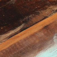 Tafelblad vierkant 25-27 mm 80x80 cm massief gerecycled hout - thumbnail