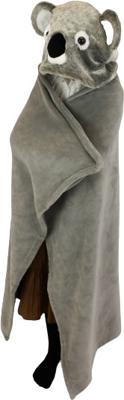 Noxxiez knuffeldeken met capuchon koala, 130x100cm