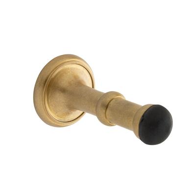 De Oude Deurklink Deurstopper - getrommeld messing