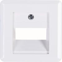 Enzo Kopp HK02 WIT afdekplaat ISDN dubbel 4621060 - thumbnail