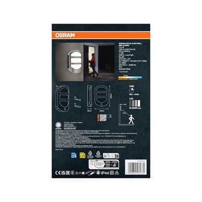 OSRAM HOMELIGHTING ENDURA Style Plate Wall Sensor 12.5W Stainless Steel 4099854461675 LED-buitenlamp (wand) OSRAM HOMELIGHTING ENDURA Style Plate Wall Sensor 12.5W Stainless Steel 4099854461675 LED-buitenlamp (wand)