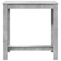 Bartafel 102x50x103,5 cm bewerkt hout betongrijs - thumbnail