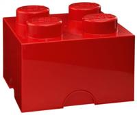 LEGO Brick 4 opbergbox - rood - thumbnail