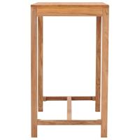 vidaXL Tuinbartafel 110x60x105 cm massief teakhout - thumbnail