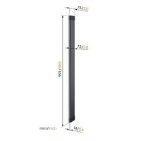 Vogels TVA 7000 CABLE COVER TV accessoire Zwart - thumbnail