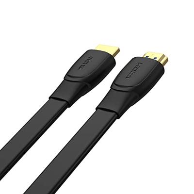 UNITEK HDMI CABLE 2.0 4K60HZ FLAT 5M C11063BK-5M - Kabel - Digital/Display/Video HDMI kabel 5 m HDMI Type A (Standaard) Zwart