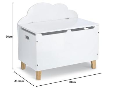 Kinderopbergkist met deksel - Cloud Kinderopbergkist met deksel - Cloud