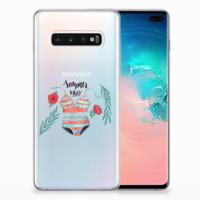 Samsung Galaxy S10 Plus Telefoonhoesje met Naam Boho Summer - thumbnail
