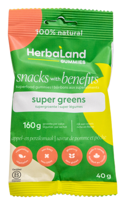 Herbaland Gummies Super Greens Appel en Perzik