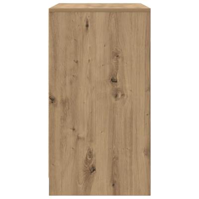Dressoir artisanaal eikenkleurig 70 x 41 x 75 cm Bewerkt hout Dressoir artisanaal eikenkleurig 70 x 41 x 75 cm Bewerkt hout