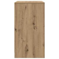 Dressoir artisanaal eikenkleurig 70 x 41 x 75 cm Bewerkt hout - thumbnail