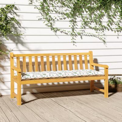 VidaXL Tuinbankkussen 150x50x7 cm oxford stof bladpatroon
